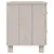 Produktbild 5 för Sängbord HAMAR 2 st vit 40x35x44,5 cm massivt trä
