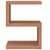 Produktbild 3 för Sidobord 45x30x60 cm massiv teak