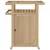 Produktbild 3 för Barvagn 70x50x90 cm massivt teakträ