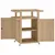 Produktbild 6 för Barvagn 70x50x90 cm massivt teakträ