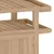 Produktbild 8 för Barvagn 70x50x90 cm massivt teakträ