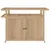 Produktbild 3 för Barvagn 120x50x90 cm massivt teakträ