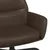 Produktbild 6 för Reclinerfåtölj brun konstläder
