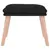 Produktbild 3 för Fotpall svart 45x29,5x35 cm tyg