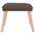 Produktbild 3 för Fotpall taupe 45x29,5x35 cm tyg