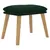 Produktbild 2 för Fotpall mörkgrön 45x29,5x35 cm sammet