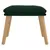 Produktbild 3 för Fotpall mörkgrön 45x29,5x35 cm sammet