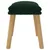 Produktbild 4 för Fotpall mörkgrön 45x29,5x35 cm sammet