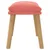 Produktbild 4 för Fotpall rosa 45x29,5x35 cm sammet
