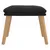 Produktbild 3 för Fotpall svart 45x29,5x35 cm sammet