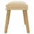 Produktbild 4 för Fotpall gräddvit 45x29,5x35 cm sammet