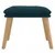 Produktbild 3 för Fotpall blå 45x29,5x35 cm sammet