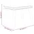 Produktbild 6 för Fotpall gräddvit 45x29,5x35 cm tyg