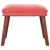 Produktbild 3 för Fotpall rosa 45x29,5x35 cm sammet