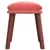Produktbild 4 för Fotpall rosa 45x29,5x35 cm sammet