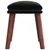 Produktbild 4 för Fotpall svart 45x29,5x35 cm sammet