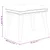 Produktbild 6 för Fotpall gräddvit 45x29,5x35 cm sammet