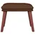 Produktbild 3 för Fotpall brun 45x29,5x35 cm konstläder
