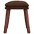 Produktbild 4 för Fotpall brun 45x29,5x35 cm konstläder