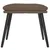 Produktbild 3 för Fotpall taupe 45x29,5x35 cm tyg