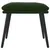 Produktbild 3 för Fotpall mörkgrön 45x29,5x35 cm sammet