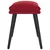 Produktbild 4 för Fotpall vinröd 45x29,5x35 cm sammet