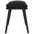Produktbild 4 för Fotpall svart 45x29,5x35 cm sammet