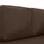 Produktbild 6 för Schäslong med kuddar och bolster brun konstläder