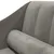 Produktbild 6 för Schäslong med bolster ljusgrå sammet