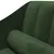 Produktbild 6 för Schäslong med bolster mörkgrön sammet