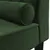 Produktbild 7 för Schäslong med bolster mörkgrön sammet