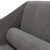Produktbild 6 för Schäslong med bolster mörkgrå tyg