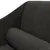 Produktbild 6 för Schäslong med bolster svart tyg