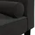 Produktbild 7 för Schäslong med bolster svart tyg