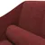 Produktbild 6 för Schäslong med bolster vinröd tyg