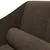 Produktbild 6 för Schäslong med bolster mörkbrun tyg