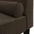 Produktbild 7 för Schäslong med bolster mörkbrun tyg