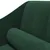 Produktbild 6 för Schäslong med bolster mörkgrön tyg