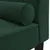 Produktbild 7 för Schäslong med bolster mörkgrön tyg