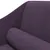 Produktbild 6 för Schäslong med bolster lila tyg