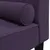 Produktbild 7 för Schäslong med bolster lila tyg