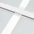 Produktbild 5 för Skjutdörr ESG-glas och aluminium 76x205 cm vit