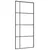 Produktbild 2 för Skjutdörr frostat ESG-glas och aluminium 90x205 cm svart