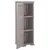 Produktbild 4 för Plastskåp 40x43x125 cm träimitation grå