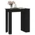 Produktbild 3 för Barbord med förvaringshyllor svart 102x50x103,5 cm spånskiva