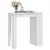 Produktbild 4 för Barbord med hyllor vit högglans 102x50x103,5 cm spånskiva