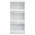 Produktbild 6 för Barbord med hyllor vit högglans 102x50x103,5 cm spånskiva