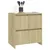 Produktbild 7 för Skänk sonoma-ek 70x41x75 cm spånskiva 