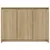 Produktbild 6 för Skänk sonoma-ek 102x33x75 cm konstruerat trä