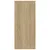 Produktbild 7 för Skänk sonoma-ek 102x33x75 cm konstruerat trä